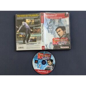 Tekken Tag Tournament Sony PlayStation 2 PS2 Greatest Hits Namco SLUS-20001GH
